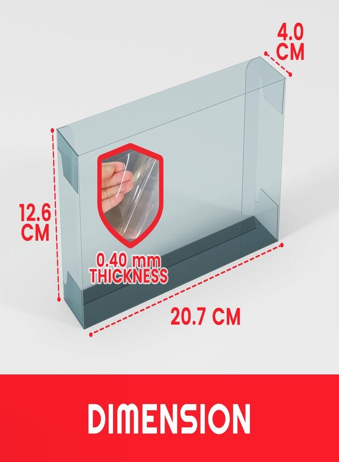 EVORETRO Display Case Protector for Lorcana Booster Pack Display Box Such as Floodborn, Shimmering Skies, Inklands, Ursula's Return & More, Game Box Not Included, 5-Pack - Plastic PET Protective Case - Image 3